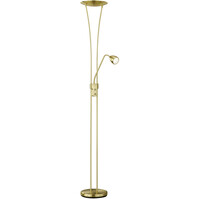 Dimmable LED Floor Lamp Matte Gold - Warm White 3000K, 20W