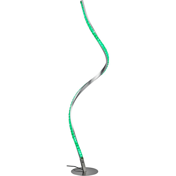 HLW LED Dimbare LED Vloerlamp Trion Nubi 9W - Warm Wit 3000K & RGB, Mat Grijs