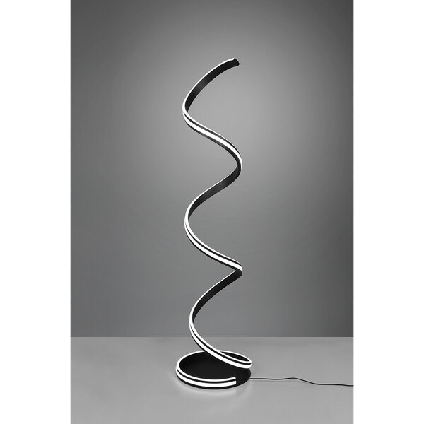 HLW LED Trion Sunico 34W Dimbare LED Vloerlamp - Mat Zwart, Aanpasbare Kleur & Aluminium HLW LED Trion Sunico 34W Dimbare LED Vloerlamp - Mat Zwart, Aanpasbare Kleur & Aluminium