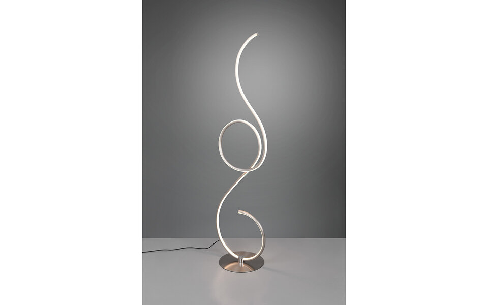 HLW LED Dimmable LED Floor Lamp Trion Jivino 23W - Round, Matte Nickel & Adjustable Color HLW LED Dimmable LED Floor Lamp Trion Jivino 23W - Round, Matte Nickel & Adjustable Color