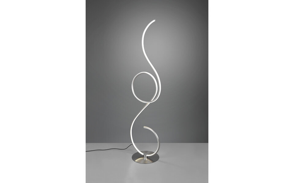 HLW LED Dimmable LED Floor Lamp Trion Jivino 23W - Round, Matte Nickel & Adjustable Color HLW LED Dimmable LED Floor Lamp Trion Jivino 23W - Round, Matte Nickel & Adjustable Color