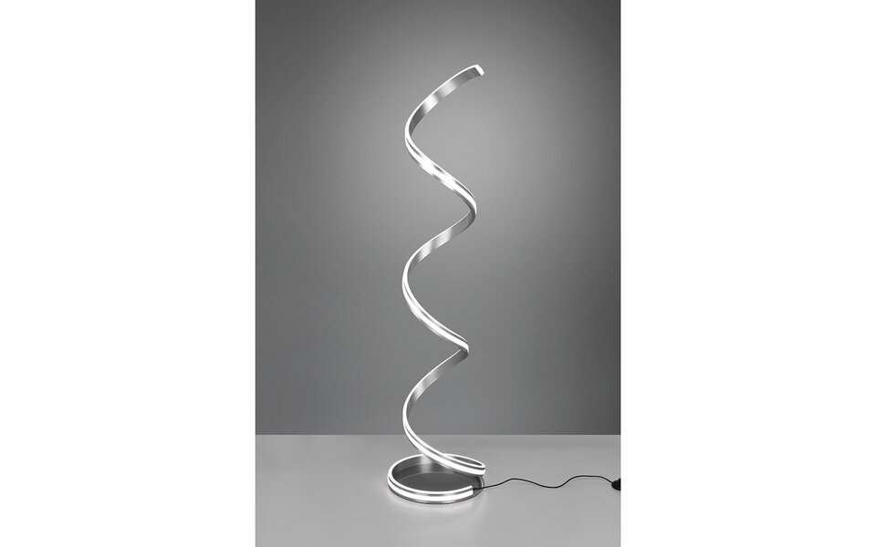 HLW LED LED Vloerlamp 34W Dimbaar - Trion Sunico Mat Nikkel Aluminium