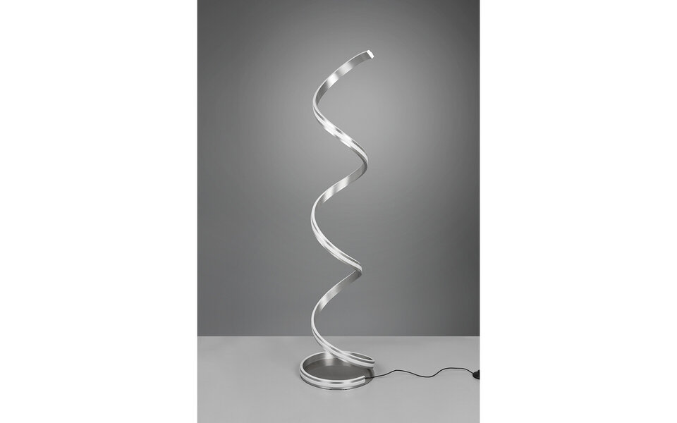 HLW LED LED Vloerlamp 34W Dimbaar - Trion Sunico Mat Nikkel Aluminium