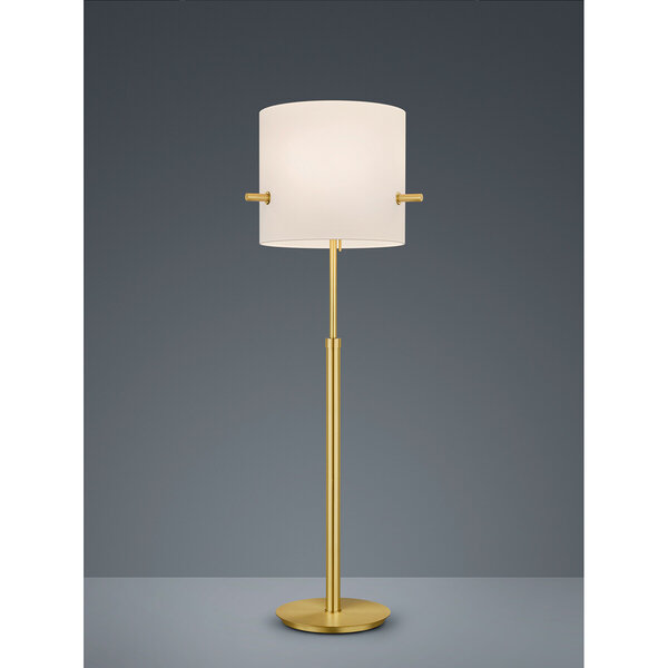 HLW LED LED Vloerlamp Trion Coleno - Mat Gouden Vloerlamp met E27 Fitting en Verstelbare Hoogte HLW LED LED Vloerlamp Trion Coleno - Mat Gouden Vloerlamp met E27 Fitting en Verstelbare Hoogte