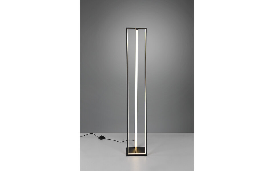 HLW LED LED Vloerlamp 26W - Mat Zwart Aluminium met Beam Angle Verstelbaar & Aanpasbare Kleur