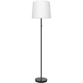 LED Floor Lamp Aigi Rosa - Black & White Aluminum Floor Lamp with E27 Socket