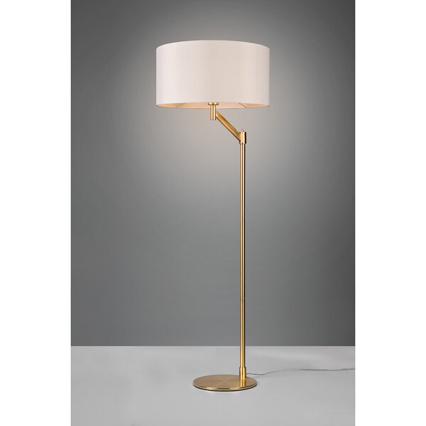 HLW LED Elegante LED Vloerlamp Mat Goud - Trion Cindy Vloerverlichting met E27 Fitting HLW LED Elegante LED Vloerlamp Mat Goud - Trion Cindy Vloerverlichting met E27 Fitting