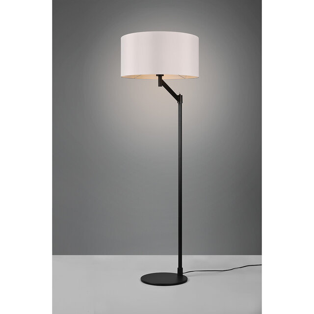 HLW LED Stylish LED Floor Lamp Trion Cindy - Black Floor Lamp with E27 Fitting