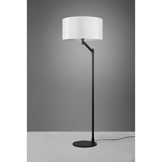 HLW LED Stylish LED Floor Lamp Trion Cindy - Black Floor Lamp with E27 Fitting