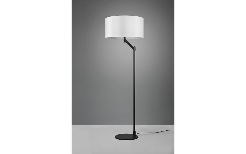 HLW LED Stijlvolle LED Vloerlamp Trion Cindy - Zwarte Vloerlamp met E27 Fitting