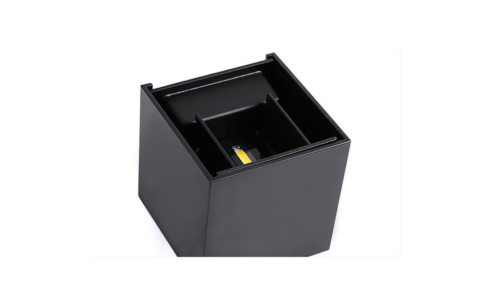 Velvalux Black & White LED Floor Lamp and Wall Lamp Velvalux 6W, IP65, Warm White 2700K–3000K, Adjustable Beam Angle