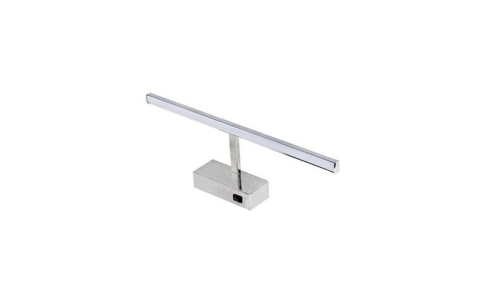 HLW LED Modern LED Floor Lamp 8W with adjustable beam angle and glossy chrome aluminum