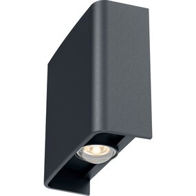 LED wandlamp | 2W | Antraciet | CCT | IP65 | Up&Down LED wandlamp | 2W | Antraciet | CCT | IP65 | Up&Down
