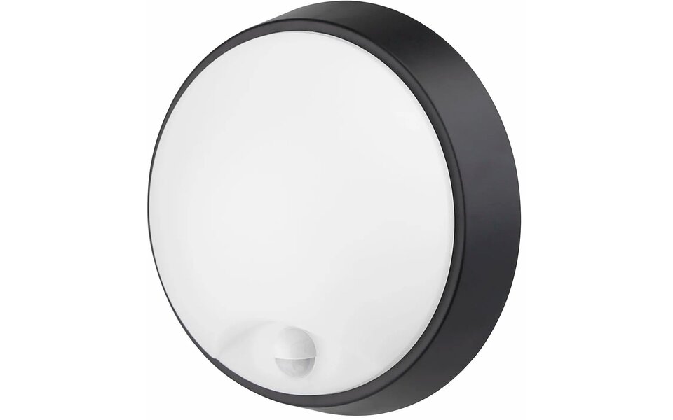 HLW LED LED wall lamp with sensor 20W - Adjustable light color - Black floor lamp & LED lamp