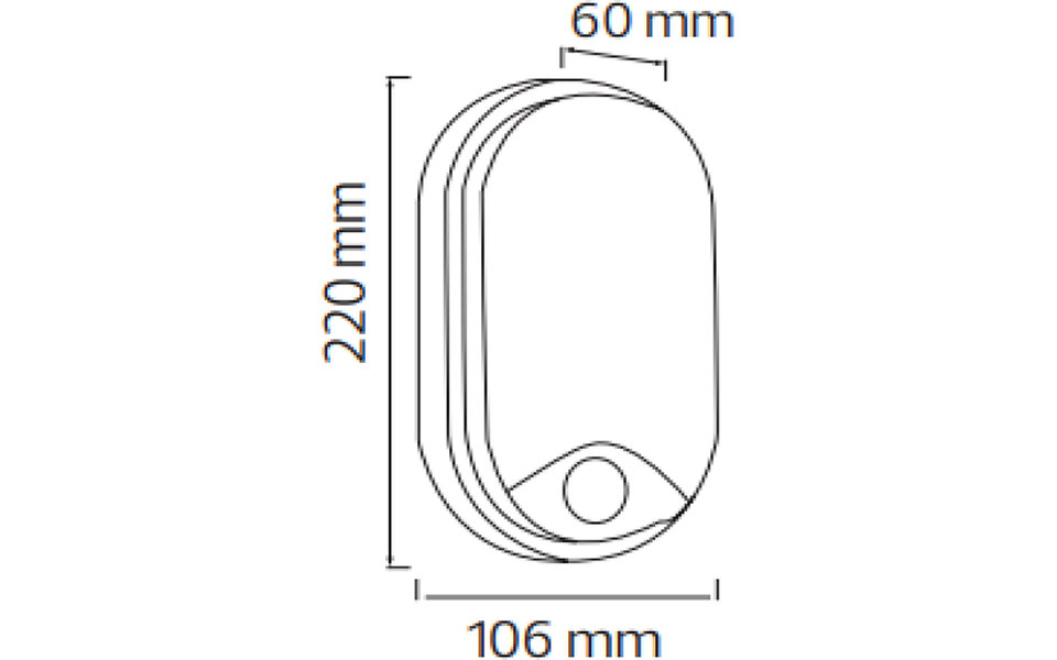 HLW LED LED Wall Lamp with Sensor 15W - Warm White 2700K–3000K - White Floor Lamp & LED Floor Lamp