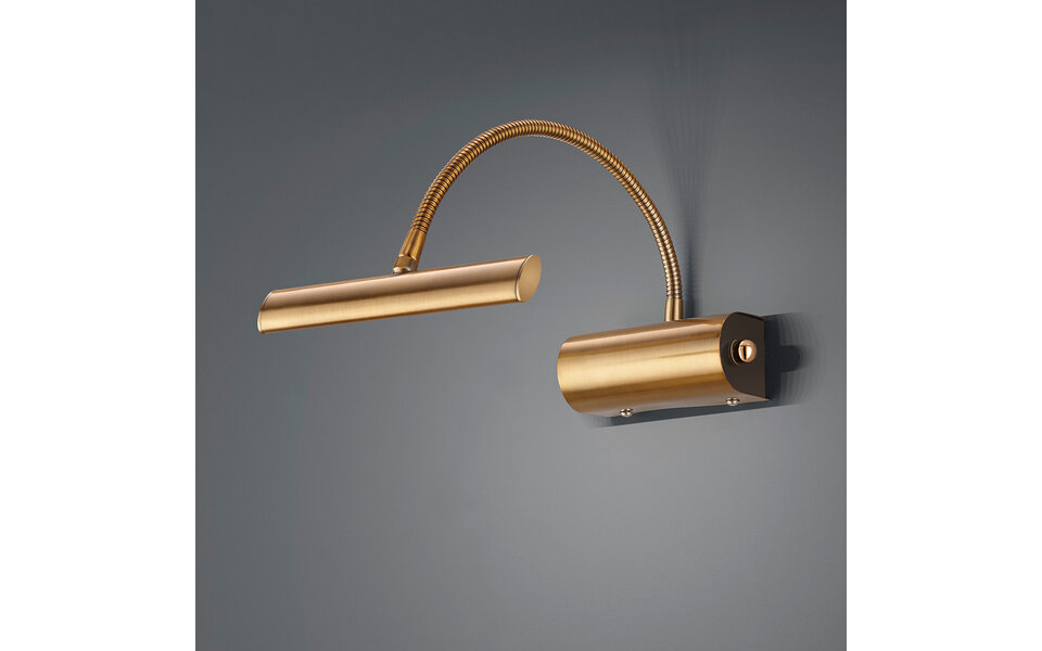 HLW LED Dimbare LED Spiegelverlichting & Schilderijverlichting 4W Warm Wit 3000K Oud Brons