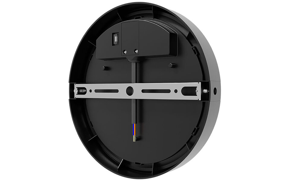 HLW LED LED Wall Lamp with Motion Sensor - 18W, IP65 Waterproof, Warm White 2700K-3000K, Black