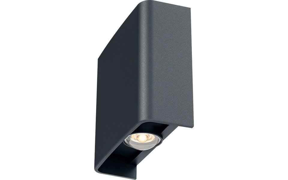 HLW LED LED Wall Light Brinton Victo - Waterproof IP65, Warm White 2700K–3000K, 2W LED, Adjustable Beam Angle