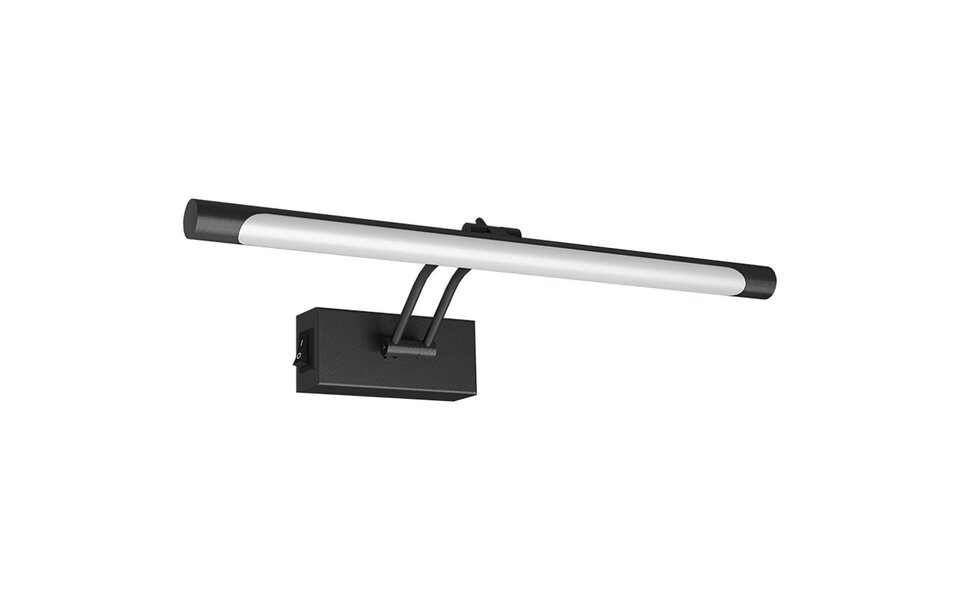 HLW LED LED floor lamp 8W adjustable - Black & White LED lamp with neutral white light