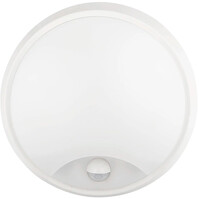 LED wandlamp | 20W | 6500K | Rond | Wit | IP54 | Sensor