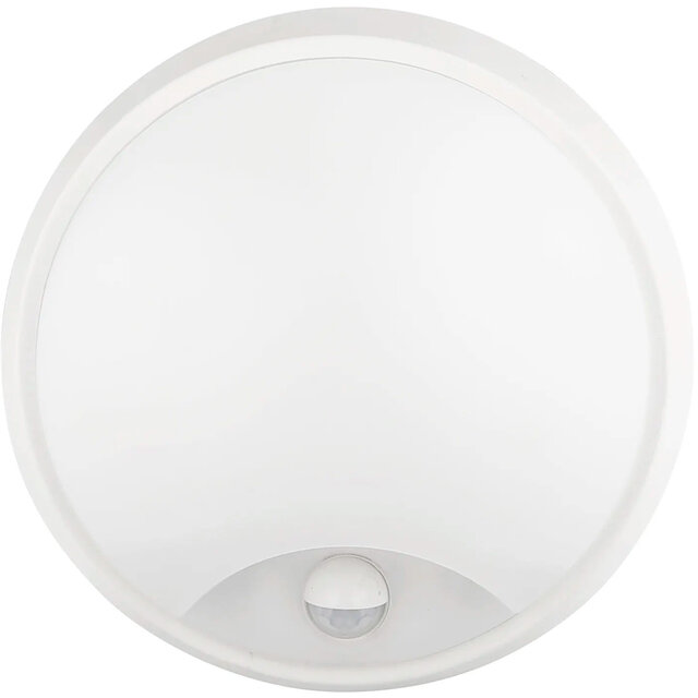 LED wandlamp | 20W | 6500K | Rond | Wit | IP54 | Sensor Verlichting per ruimte