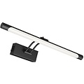 Adjustable LED Floor Lamp in Black & White with 8W LED and Warm White 2700K–3000K