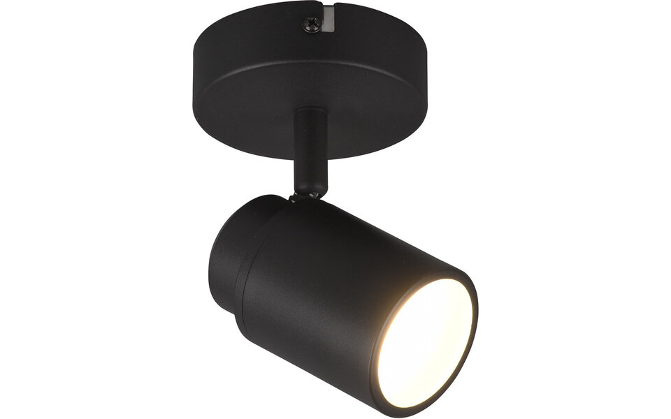 HLW LED LED Wandspot Trion Artion - Mat Zwart, GU10 Fitting, Waterdicht IP44 HLW LED LED Wandspot Trion Artion - Mat Zwart, GU10 Fitting, Waterdicht IP44