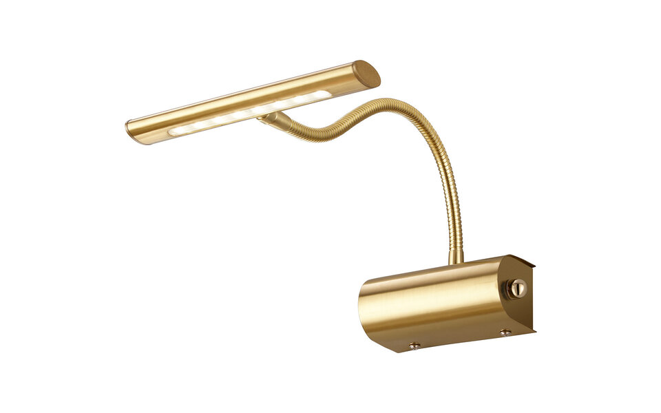 HLW LED Dimmable LED Floor Lamp & Wall Lamp – Warm White 2700K–3000K, Matte Gold, 4W LED