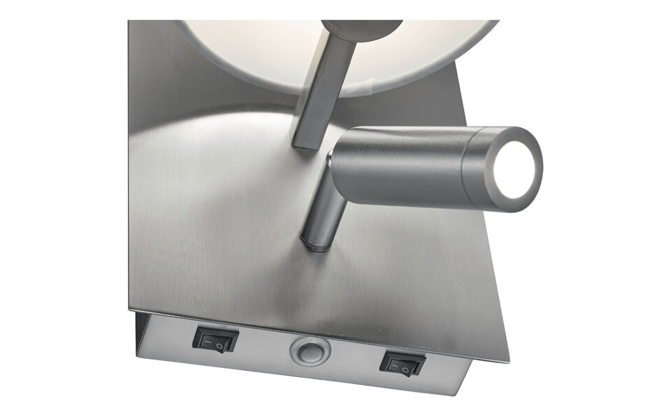 HLW LED LED Wall Lamp Trion Marion – 3W LED, Warm White 3000K, Matte Nickel, OSRAM LEDs HLW LED LED Wall Lamp Trion Marion – 3W LED, Warm White 3000K, Matte Nickel, OSRAM LEDs