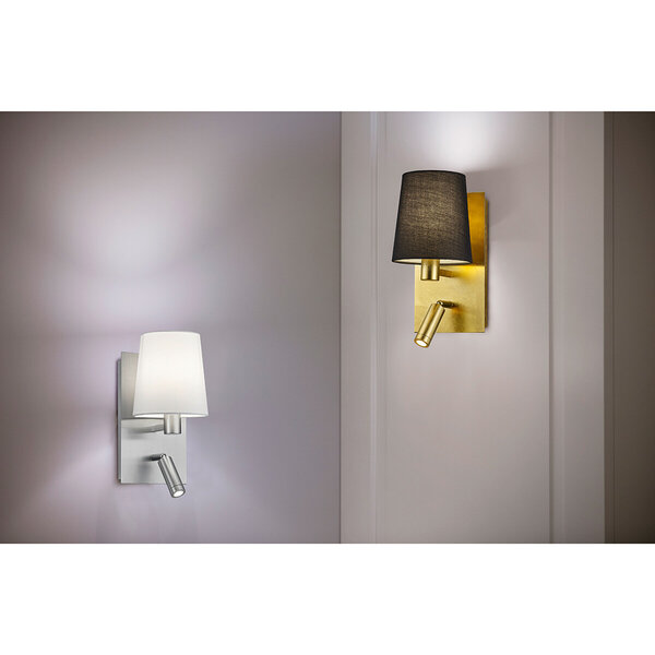 HLW LED LED Wandlamp Trion Marion – 3W LED, Warm Wit 3000K, Mat Nikkel, OSRAM LEDs HLW LED LED Wandlamp Trion Marion – 3W LED, Warm Wit 3000K, Mat Nikkel, OSRAM LEDs