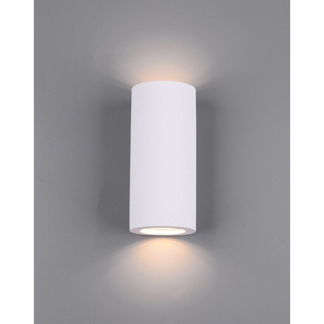 HLW LED LED Wandlamp Trion Zaza - Mat Witte Vloerlamp met GU10 Fitting en Up & Down Licht HLW LED LED Wandlamp Trion Zaza - Mat Witte Vloerlamp met GU10 Fitting en Up & Down Licht