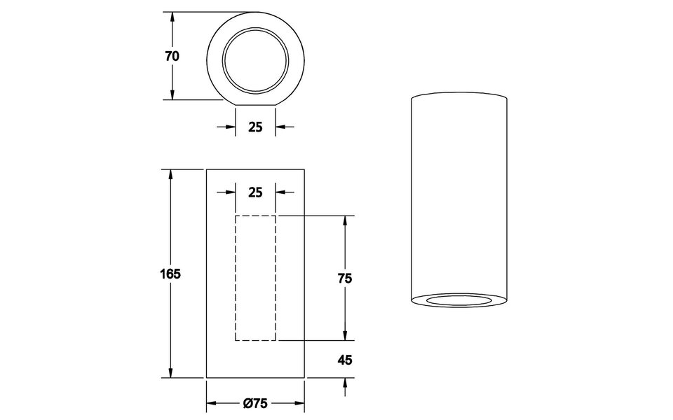 HLW LED LED Wandlamp Trion Zaza - Mat Witte Vloerlamp met GU10 Fitting en Up & Down Licht HLW LED LED Wandlamp Trion Zaza - Mat Witte Vloerlamp met GU10 Fitting en Up & Down Licht