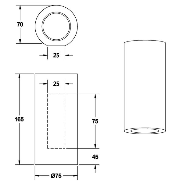 HLW LED LED Wandlamp Trion Zaza - Mat Witte Vloerlamp met GU10 Fitting en Up & Down Licht HLW LED LED Wandlamp Trion Zaza - Mat Witte Vloerlamp met GU10 Fitting en Up & Down Licht