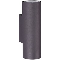 LED wall lamp | 2x35W | Matte Black | Up & Down | GU10 | Aluminum