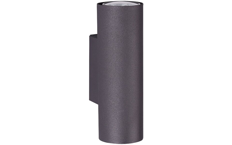 HLW LED LED Wandlamp Trion Mary Up & Down - Mat Zwart Aluminium met GU10 Fitting