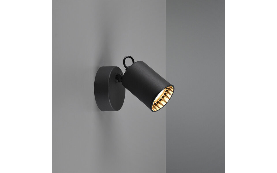 HLW LED LED Wall Spotlight Trion Pirlo - Matte Black LED Floor Lamp with GU10 Fitting HLW LED LED Wall Spotlight Trion Pirlo - Matte Black LED Floor Lamp with GU10 Fitting