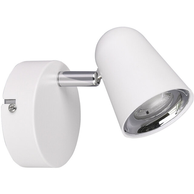 Mat witte LED wandlamp 3W met 3000K warmwit licht en 400 lumen energiezuinig design