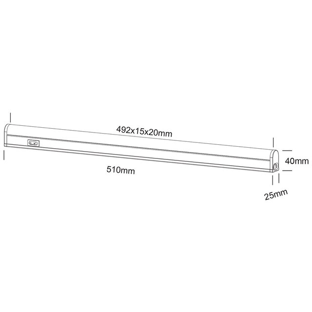 Mat-witte LED wandlamp 7W met schakelaar en warm wit licht van 3000K voor sfeervolle verlichting Mat-witte LED wandlamp 7W met schakelaar en warm wit licht van 3000K voor sfeervolle verlichting