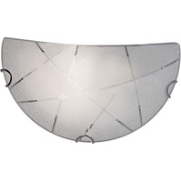 LED wandlamp | Tot 40W | E27 | Rond | Mat Wit | Glas