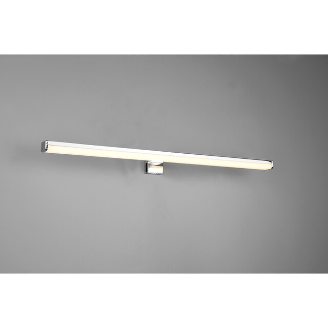 HLW LED LED Spiegelverlichting 11W Warm Wit 3000K Spatwaterdicht IP44 met Glans Chroom