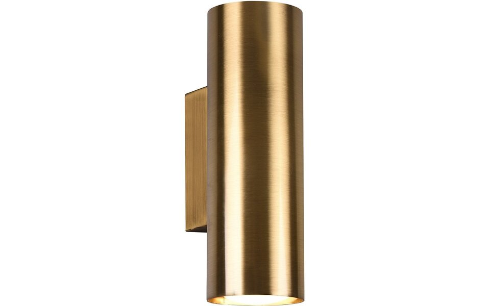 HLW LED LED Wall Lamp Matte Gold with GU10 Fitting - Up & Down Lighting | Trion Milona HLW LED LED Wall Lamp Matte Gold with GU10 Fitting - Up & Down Lighting | Trion Milona