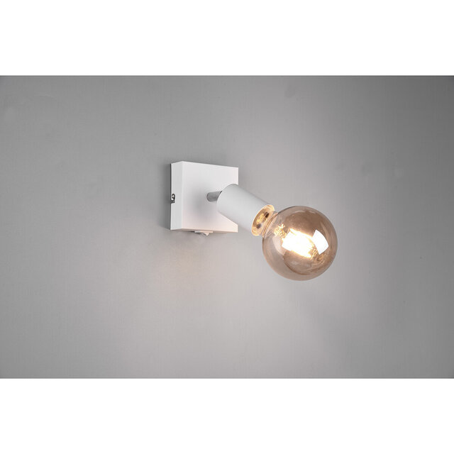 HLW LED Modern LED Wall Spotlight Trion Zuncka - Matte White Aluminum, E27 Fitting, Ideal as LED Spotlight and White Floor Lamp HLW LED Modern LED Wall Spotlight Trion Zuncka - Matte White Aluminum, E27 Fitting, Ideal as LED Spotlight and White Floor Lamp