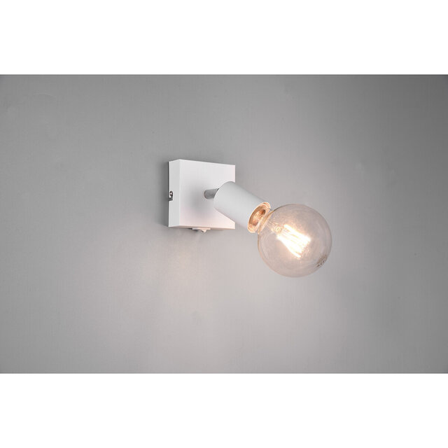 HLW LED Modern LED Wall Spotlight Trion Zuncka - Matte White Aluminum, E27 Fitting, Ideal as LED Spotlight and White Floor Lamp HLW LED Modern LED Wall Spotlight Trion Zuncka - Matte White Aluminum, E27 Fitting, Ideal as LED Spotlight and White Floor Lamp