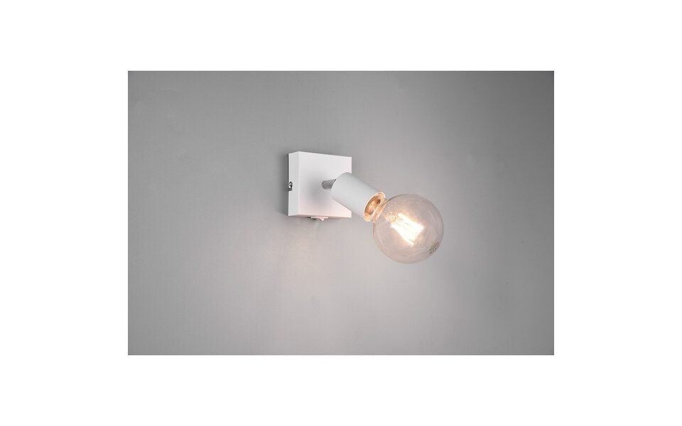 HLW LED Modern LED Wall Spotlight Trion Zuncka - Matte White Aluminum, E27 Fitting, Ideal as LED Spotlight and White Floor Lamp HLW LED Modern LED Wall Spotlight Trion Zuncka - Matte White Aluminum, E27 Fitting, Ideal as LED Spotlight and White Floor Lamp
