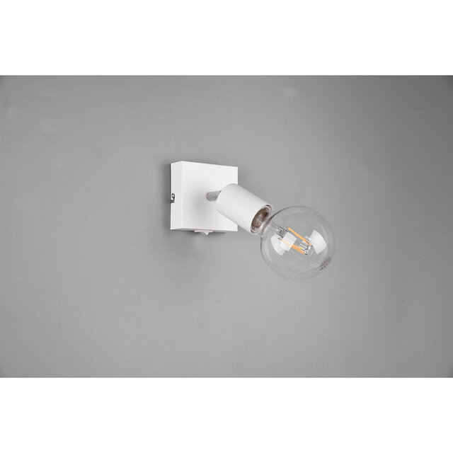 HLW LED Modern LED Wall Spotlight Trion Zuncka - Matte White Aluminum, E27 Fitting, Ideal as LED Spotlight and White Floor Lamp HLW LED Modern LED Wall Spotlight Trion Zuncka - Matte White Aluminum, E27 Fitting, Ideal as LED Spotlight and White Floor Lamp