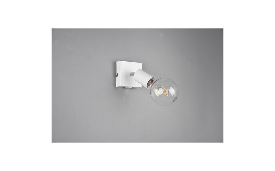 HLW LED Modern LED Wall Spotlight Trion Zuncka - Matte White Aluminum, E27 Fitting, Ideal as LED Spotlight and White Floor Lamp HLW LED Modern LED Wall Spotlight Trion Zuncka - Matte White Aluminum, E27 Fitting, Ideal as LED Spotlight and White Floor Lamp