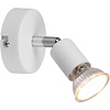 LED wall lamp | 35W | GU10 | Matte white | Round | Aluminum