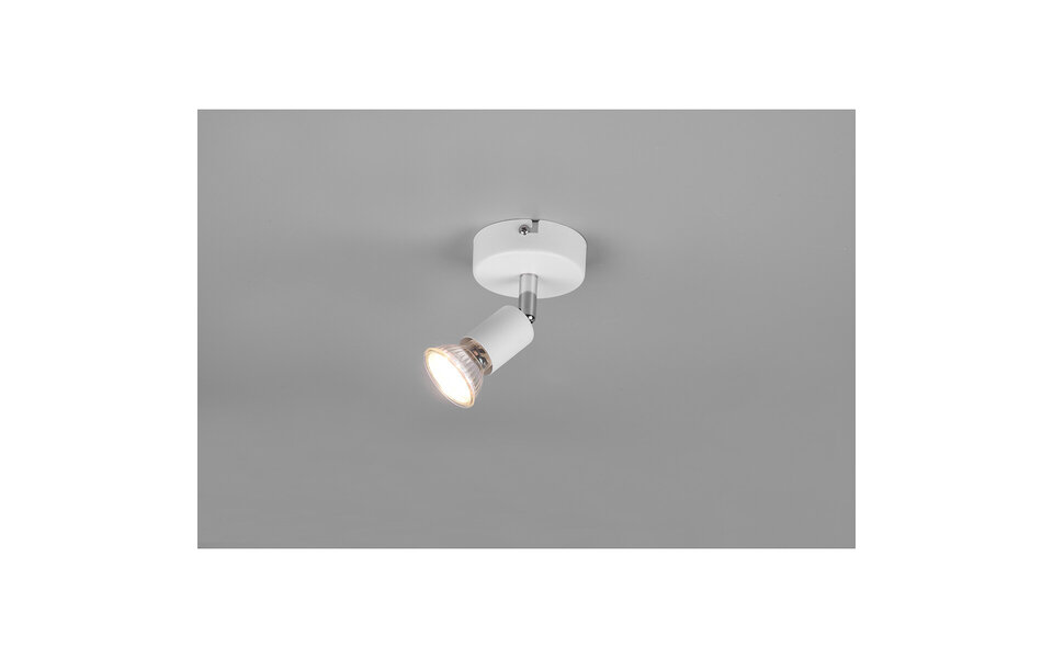 HLW LED LED Wall Spotlight Matte White - GU10 Fitting | Elegant LED Spotlight and White Floor Lamp