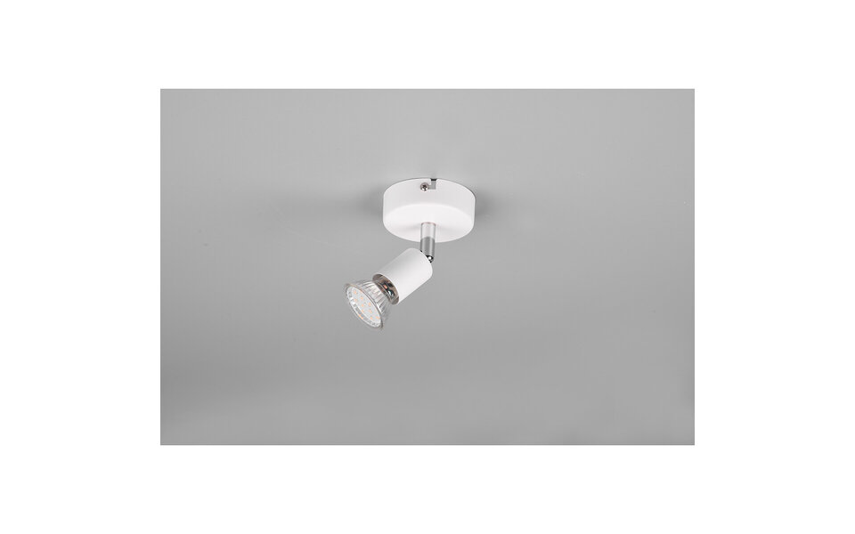 HLW LED LED Wall Spotlight Matte White - GU10 Fitting | Elegant LED Spotlight and White Floor Lamp