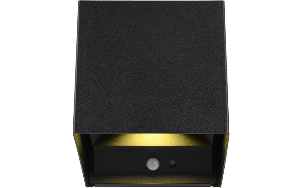 HLW LED LED Wall Lamp with Sensor - Matte Black, Warm White 3000K, 5W, Rechargeable, Garden Wall Lamp HLW LED LED Wall Lamp with Sensor - Matte Black, Warm White 3000K, 5W, Rechargeable, Garden Wall Lamp